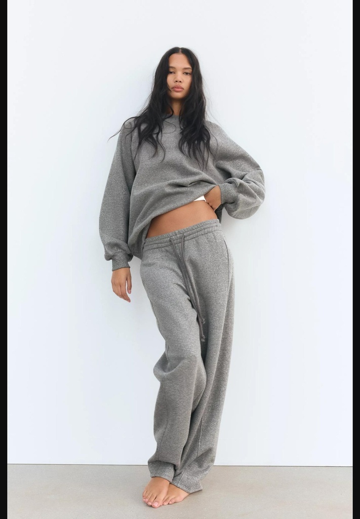 Блестящая плюшевая толстовка со слоганом ZARA 1131/847