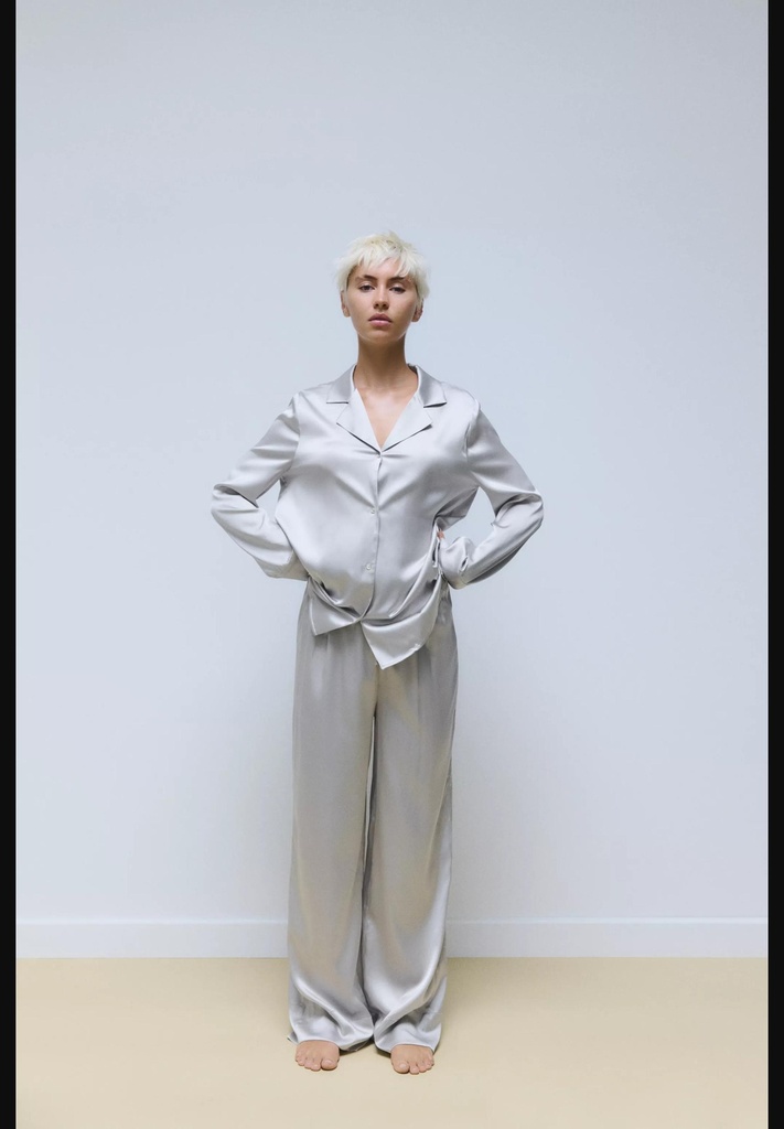 Брюки из смеси шелка ZARA 1758/838
