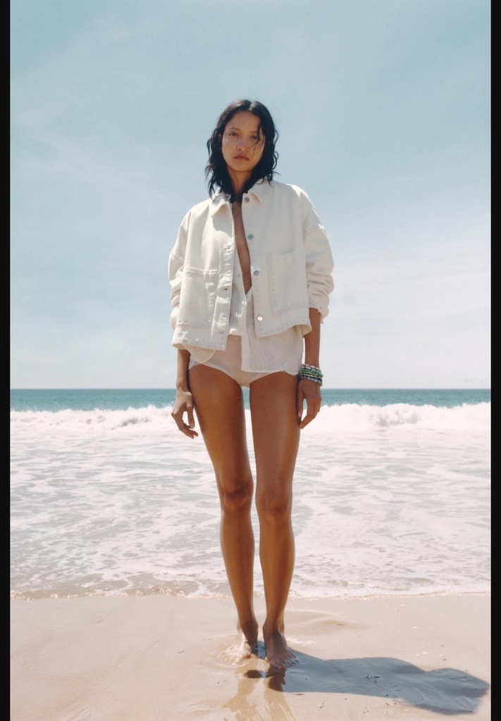 Вышитая верхняя рубашка с карманами из коллекции zw collection ZARA 4877/240