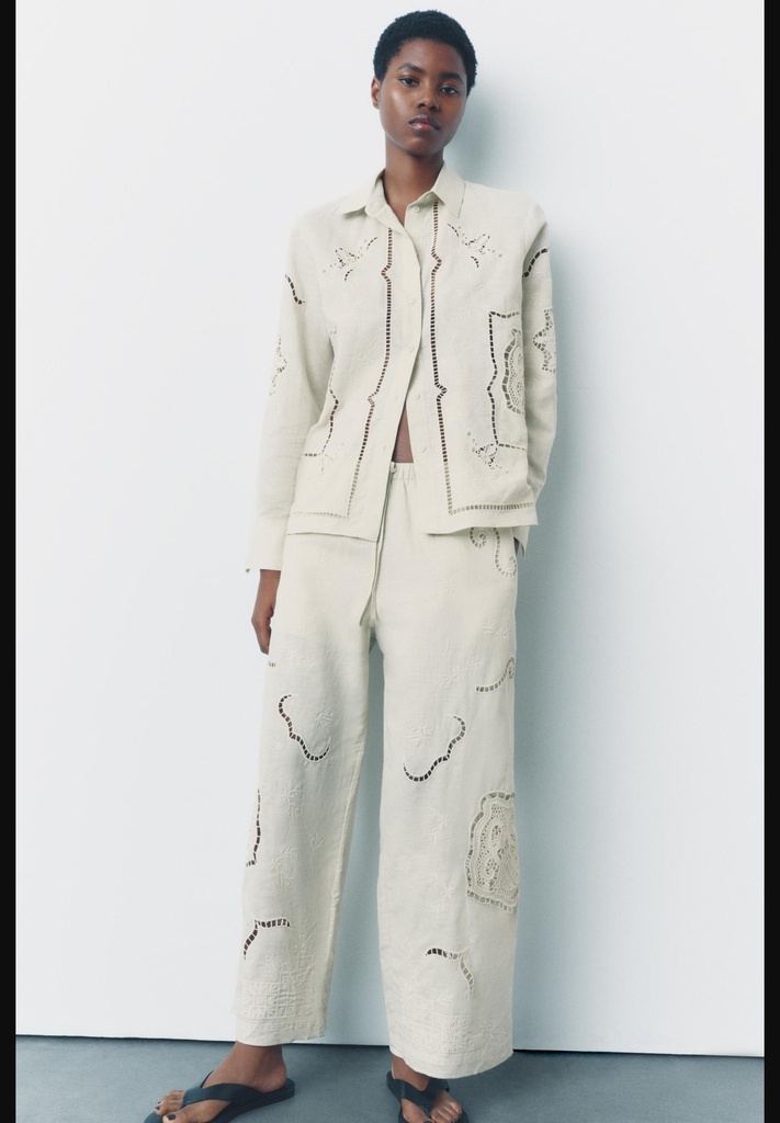 Вышитая рубашка из коллекции zw collection ZARA 4786/078