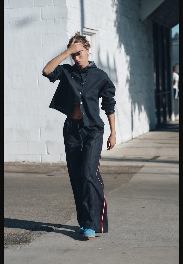 Джинсовая рубашка с капюшоном ZARA 3564/181