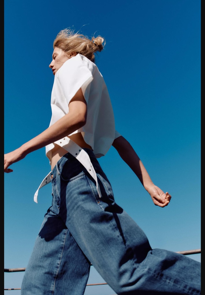 Завязать низ топа ZARA 4770/660