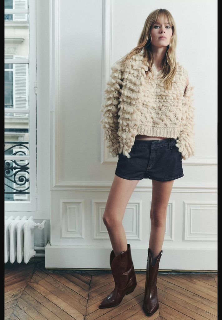 Кардиган из фактурной вязки ZARA 0021/107
