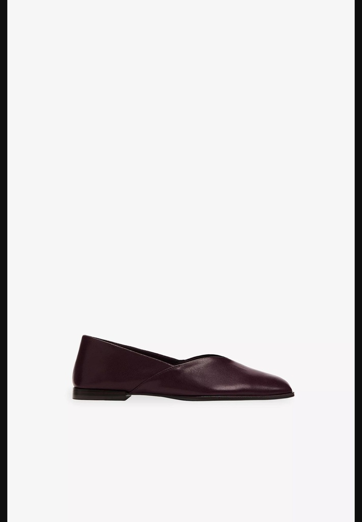 Кожаные туфли на плоской подошве ZARA 1558/410