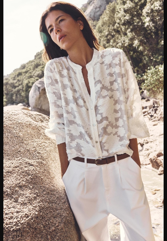 Контрастная рубашка от devoré ZARA 3564/157