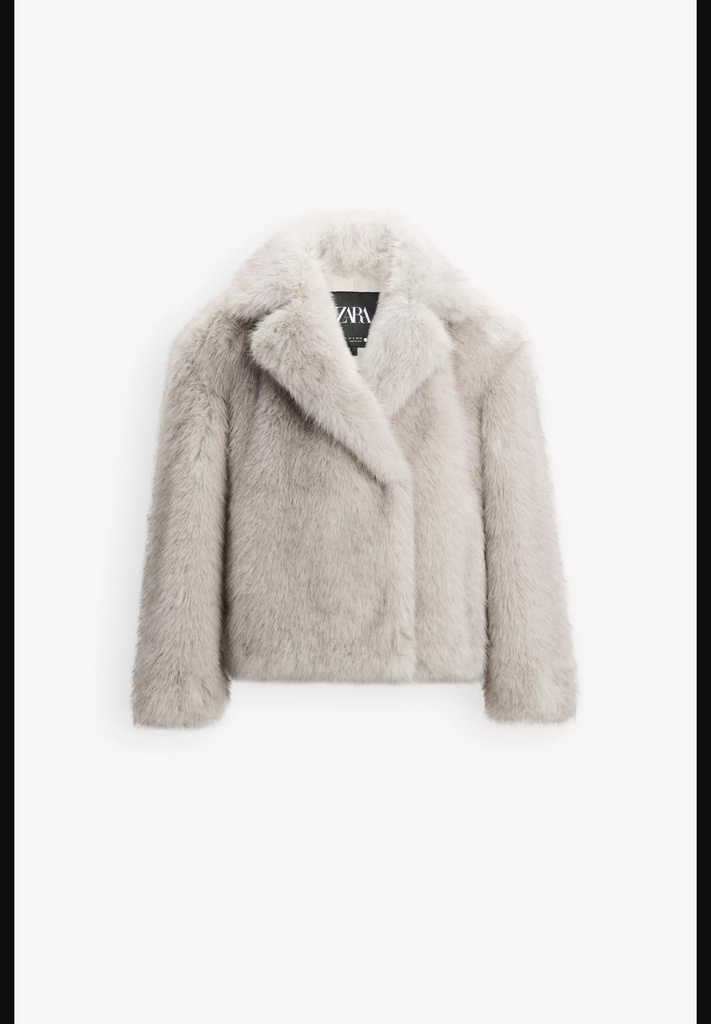 Куртка из искусственного меха коллекции zw collection ZARA 4360/246