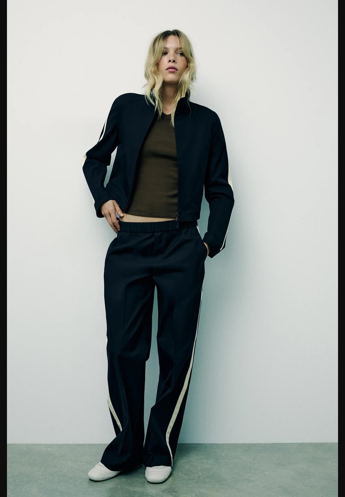 Куртка с нашивками по бокам ZARA 4341/831