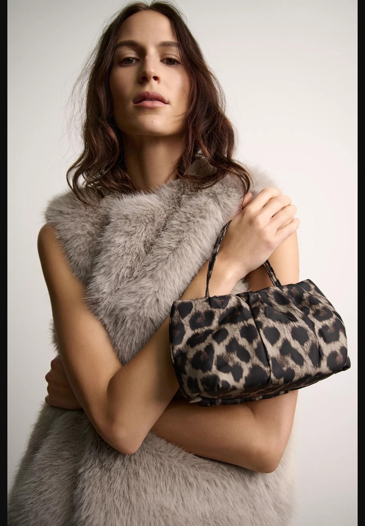 Мини-сумочка с животным принтом ZARA 3920/242