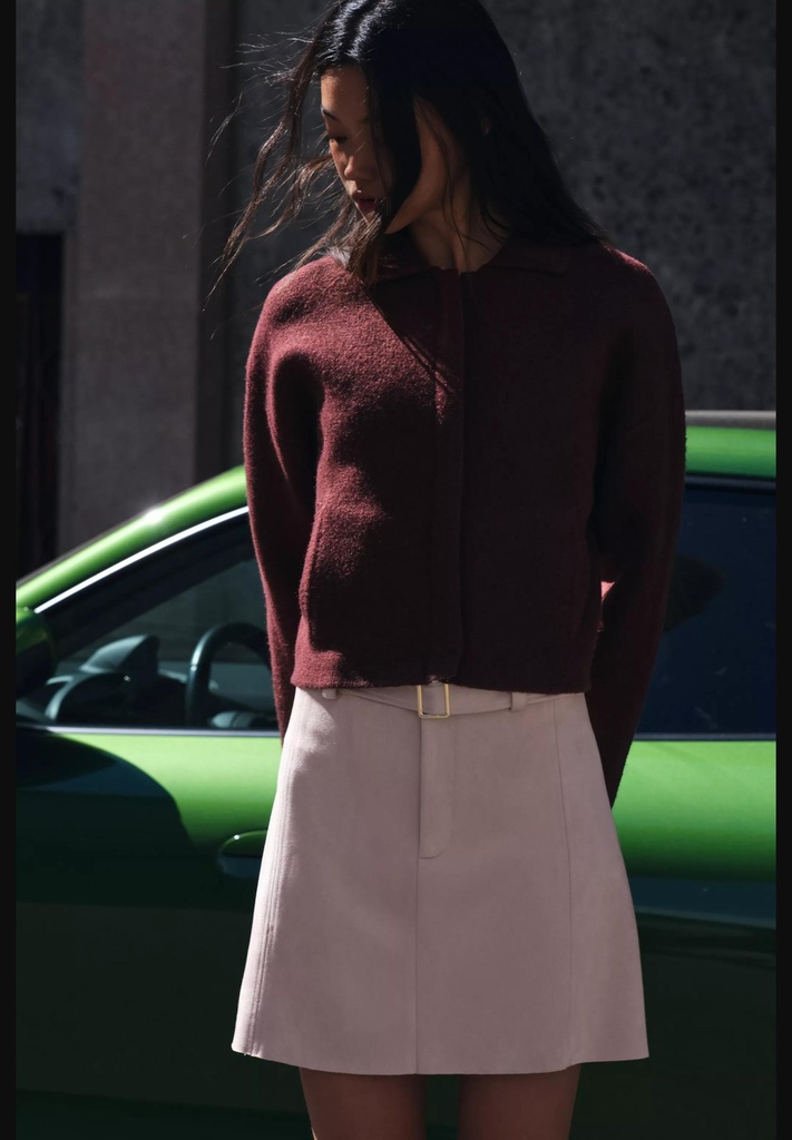 Однотонная вязаная куртка-бомбер ZARA 2142/113