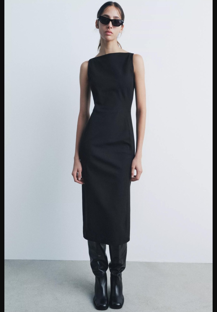 Платье миди без рукавов из коллекции zw collection ZARA 2731/297