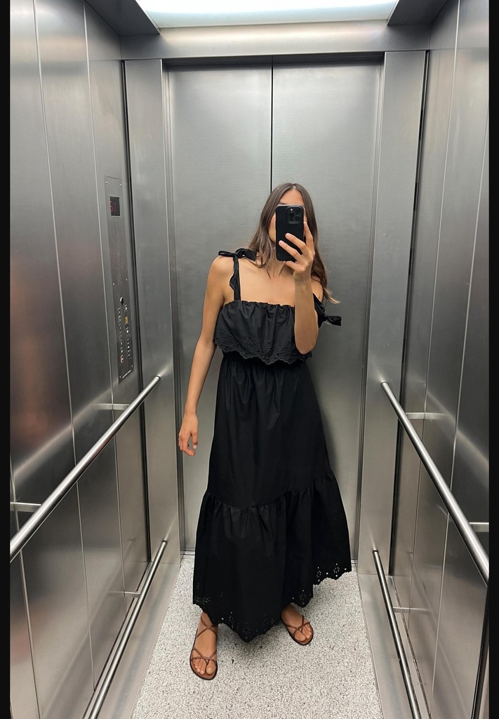 Платье миди с вышивкой по фигуре ZARA 3564/151