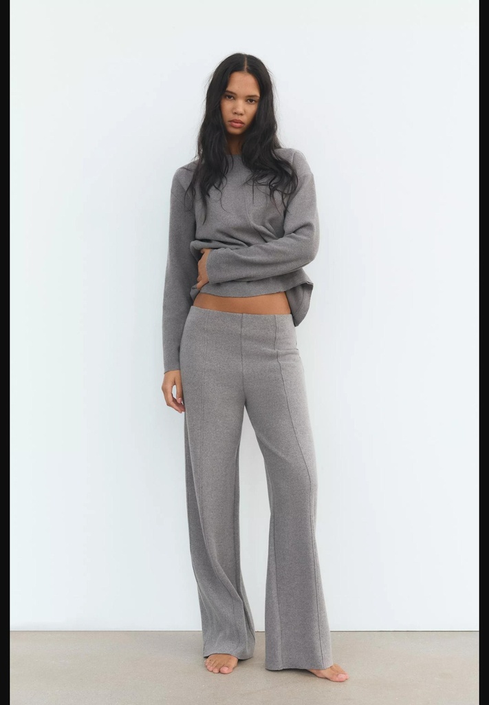 Прямые мягкие брюки ZARA 5039/377