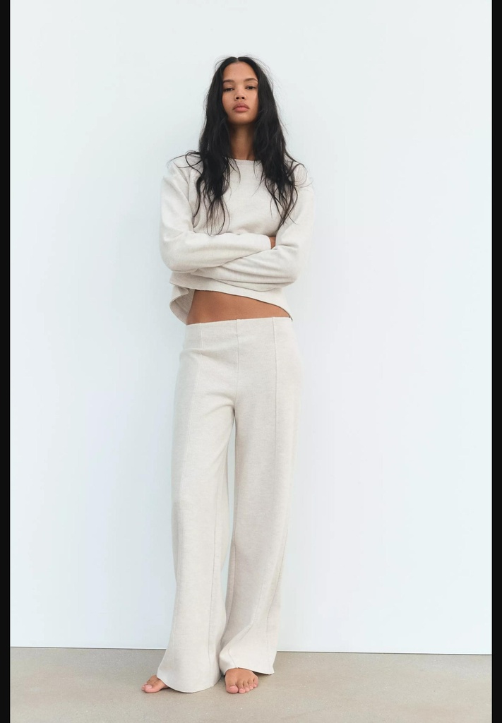 Прямые мягкие брюки ZARA 5039/377-3