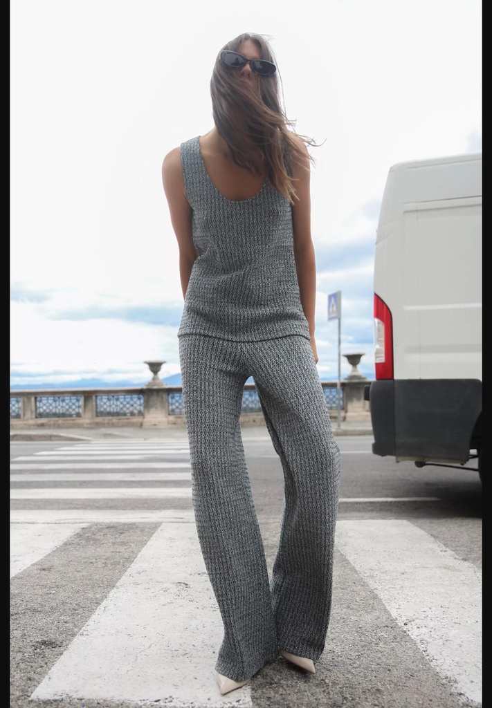 Ребристый верх в деревенском стиле ZARA 1165/679