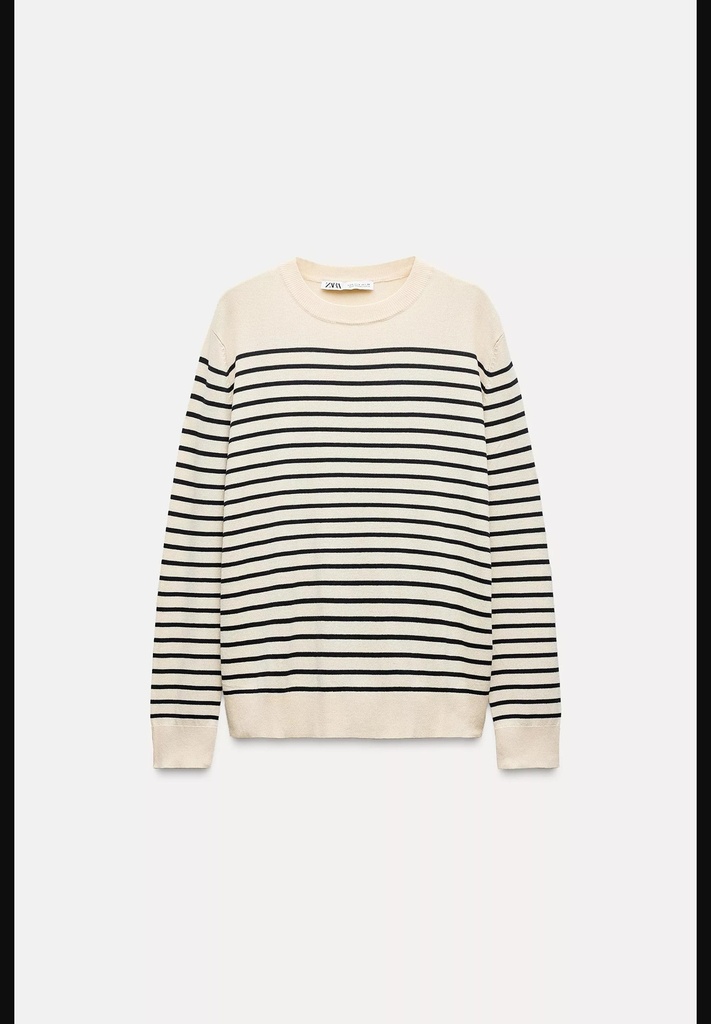 Свитер простой вязки ZARA 3433/101