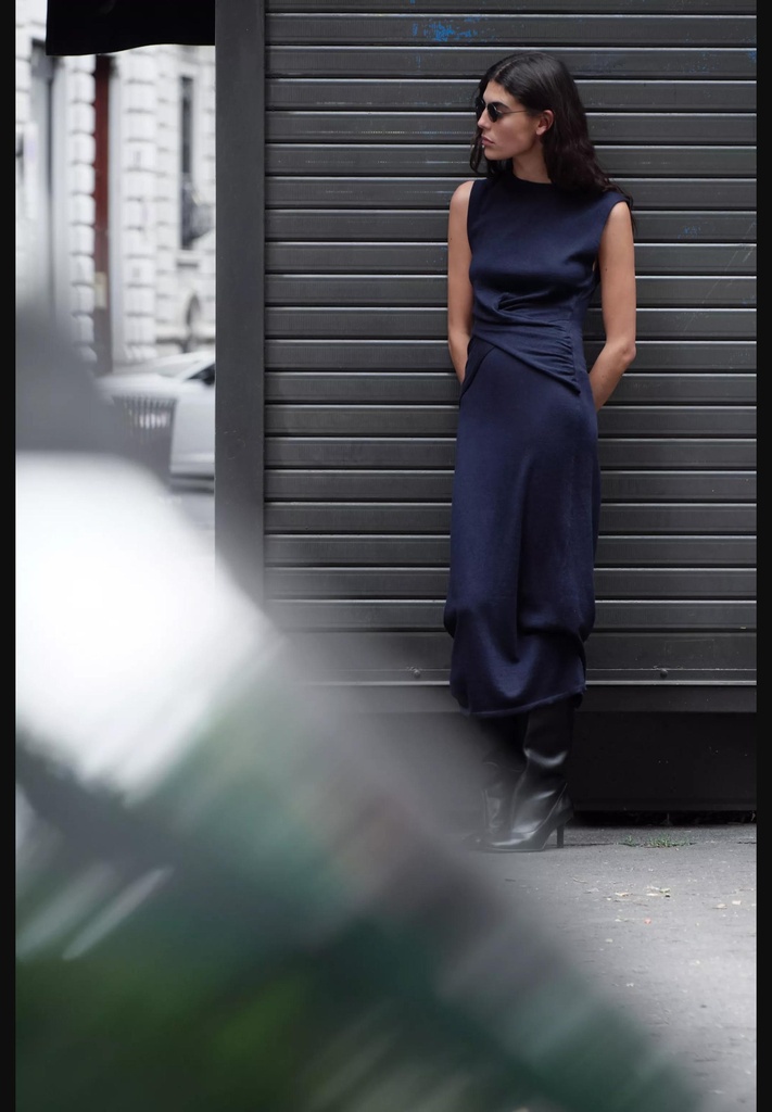 Трикотажное платье с запахом ZARA 2142/132