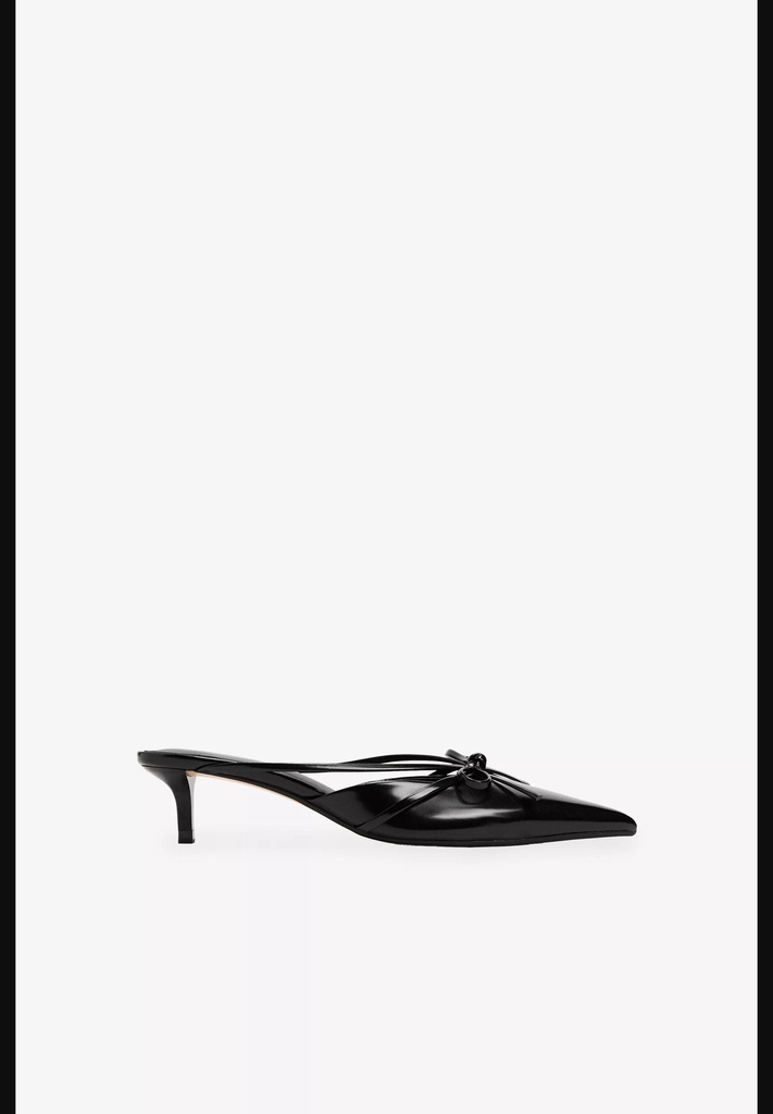 Туфли на босоножках с бантиком на каблуке в виде котенка ZARA 1226/410