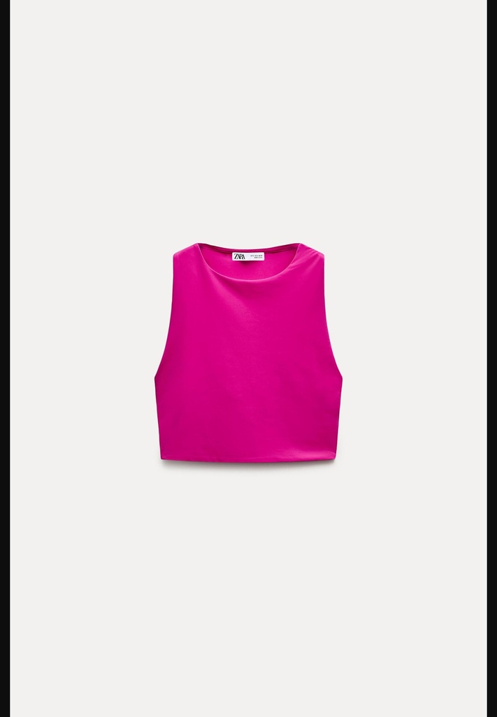 Укороченный топ из полиамида ZARA 3641/318