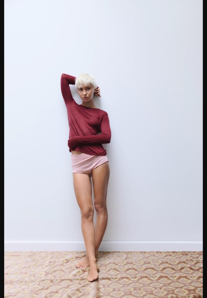 Футболка из 100% шерсти ZARA 1223/918-3