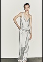Прямые атласные брюки ZARA 1058/459