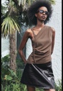 Асимметричный драпированный топ ZARA 1165/499
