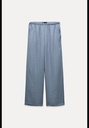 Брюки палаццо из льняной смеси ZARA 1255/416-12