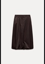 Юбка миди с воздушным шаром, украшенная стрелками ZARA 1255/509