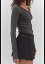 Футболка с круглым вырезом и эффектом стирки ZARA 0085/864