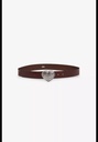 Кожаный ковбойский ремень с пряжкой в виде сердечка ZARA 1736/259