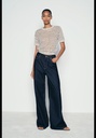 Топ из тонкого трикотажа с животным принтом ZARA 1822/007