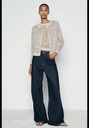 Вязаный кардиган с животным принтом ZARA 1822/008