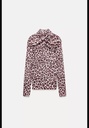 Вязаный топ из жаккардовой ткани в виде животных ZARA 2142/146