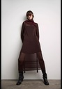 Платье из тонкого трикотажа с поясом ZARA 2142/179