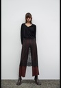 Контрастные кружевные брюки ZARA 2142/184