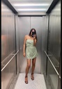 Кожаные босоножки на высоком каблуке с трубчатым ремешком ZARA 2315/410