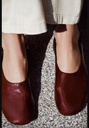 Кожаные туфли на плоской подошве ZARA 2531/410