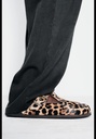 Кожаные сабо с животным принтом ZARA 2550/410