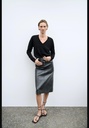 Юбка на молнии с эффектом кожи из коллекции zw ZARA 2969/265