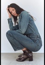 Ботильоны из искусственной кожи с круглым носком ZARA 3129/410
