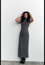 Драпированное платье миди ZARA 3152/233