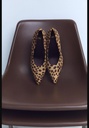 Кожаные туфли на высоком каблуке ZARA 3223/410
