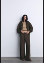 Футболка в рубчик с эффектом потертости ZARA 3253/824