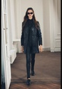 Кожаное пальто из мятой коллекции zw collection ZARA 3436/240