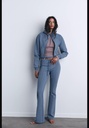 Укороченная толстовка на замочке ZARA 3641/843-12