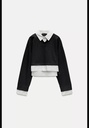 Толстовка в тонкую полоску оверсайз ZARA 0264/867