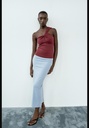 Асимметричный эластичный топ ZARA 3644/322