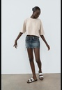 Сандалии-слайдеры на плоской подошве с металлическим эффектом ZARA 3653/310