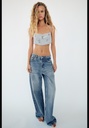 Укороченный топ со стразами ZARA 3772/362