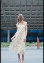 Полупрозрачное платье с блестками и перьями ZARA 3920/160