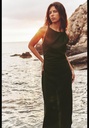 Платье миди из льняной смеси с закрученными рукавами ZARA 0387/071